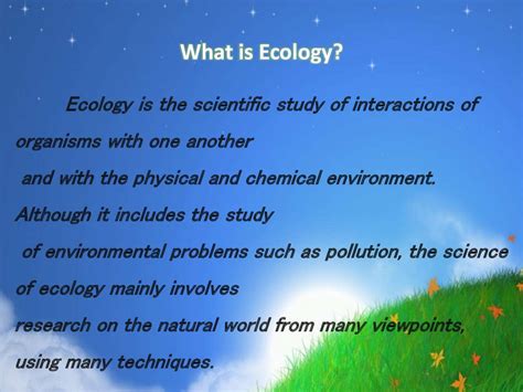 What Is Ecology презентация онлайн