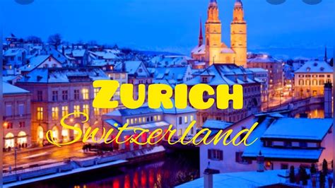 🇨🇭 4k Zurich Walking Tour Switzerland Youtube
