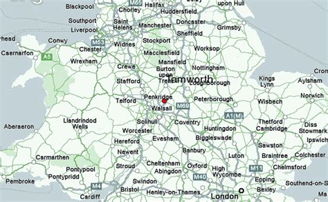 Tamworth England Map Cinemergente