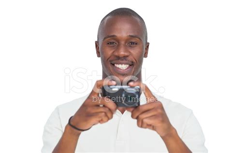 Happy Man Taking Picture Stock Photo Royalty Free Freeimages