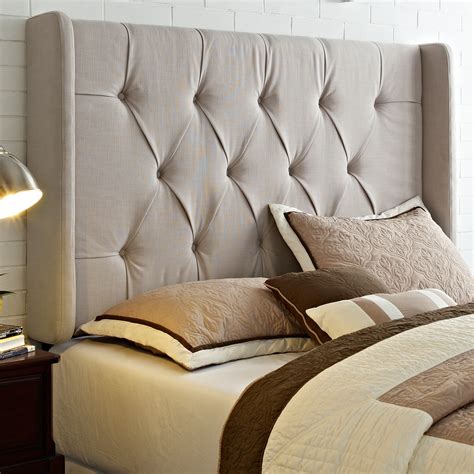 6 ft tall upholstered tufted headboard with diamonds (queen, king) (pink, king) $699.00. Wingback Tufted Ivory King/California King Size ...