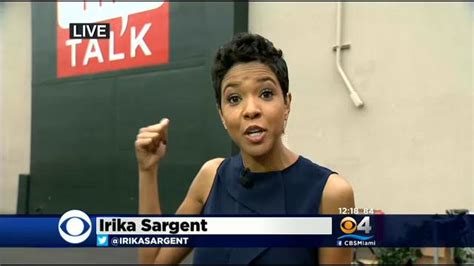 Cbs4 Anchor Irika Sargent Guest Co Host On The Talk Cbs Miami