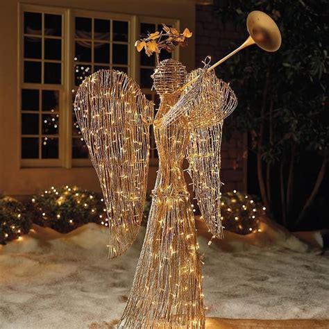 Stunning Outdoor Angel Christmas Decorations Lovely Lighted Decoration