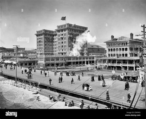 The Chalfonte And The Boardwalk Atlantic City New Jersey Circa 1915