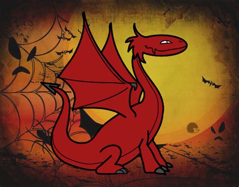 Dibujo De Dragon Mitológico Pintado Por En El Día 11 09 18