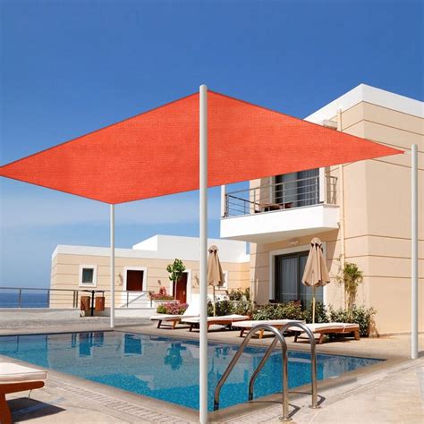 2.up to 95% uv protection and 90% shading rate, protects your family and friends from harmful sun rays for long time. BKB365 16' X 16' Red Square Sun Shade Sail Canopy Awning ...