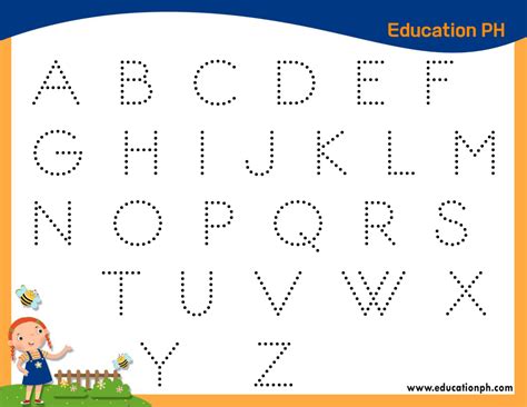 The first step is to trace letters. Preschool Worksheets | Alphabet Tracing and Coloring ...