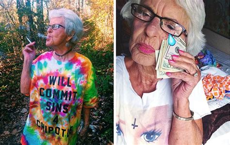 Cool 86 Year Old Senior Baddy Winkle 22 Selfies Granny Hair Instagram Models Forever Young