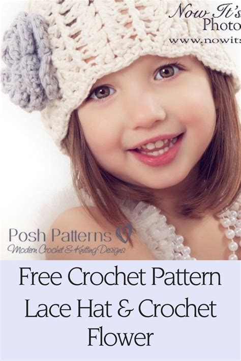 Free Crochet Lace Hat Pattern Crochet Hats Crochet Hats Free Pattern