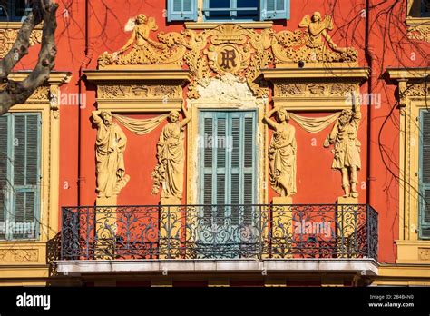 France Alpes Maritimes Nice The Old Port Or Lympia Port Facade Of
