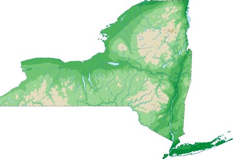New York Topo Map Topographical Map Topo Map Map Of New York