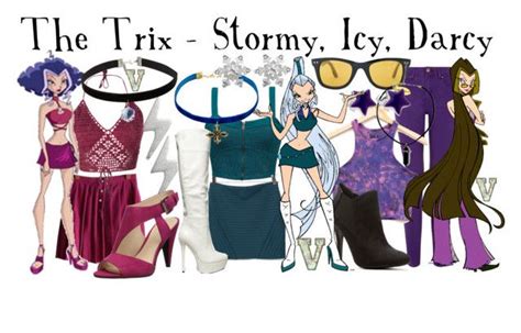 The Trix Stormy Icy Darcy Winx Club Club Outfits Fandom