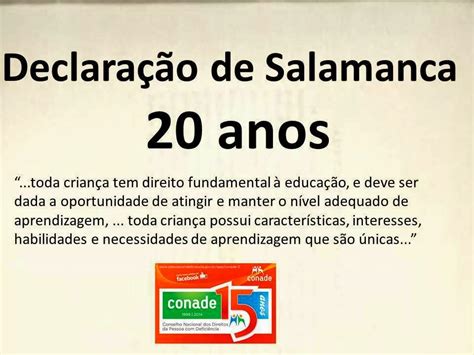 A Declaração De Salamanca