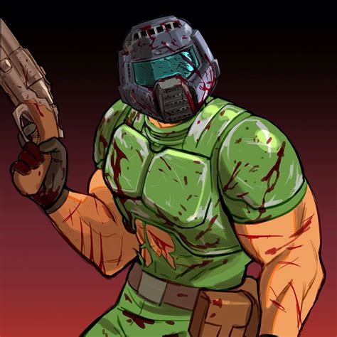 Doom Guy Doom Videogame Doom Game Doom