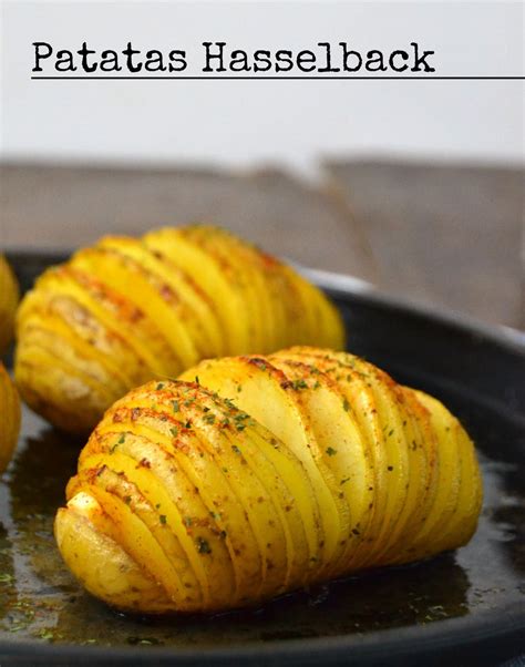 Patatas Al Horno Hasselback Cuuking Recetas De Cocina