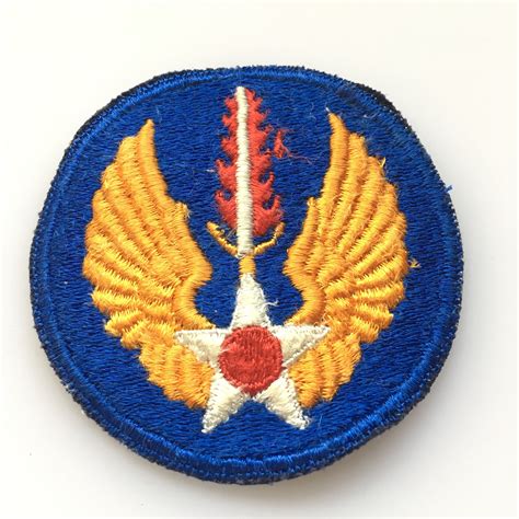 Wwii Us Army Air Force In Europe Theater Patch Flaming Sword Etsy