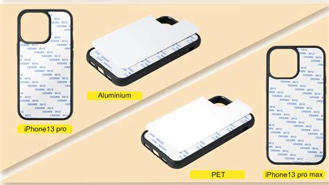 Sublimation Phone Case With Aluminum Insert For Iphone 13 Series