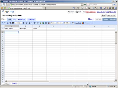 Skowronek.org » Blog Archive Google Docs Spreadsheet Forms - Skowronek.org