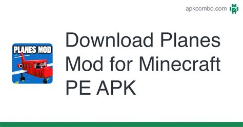 Planes Mod For Minecraft Pe Apk Android App Free Download