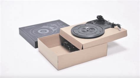 This Diy Kit Lets You Make A Turntable From Cardboard And Plastic