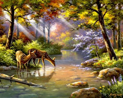 Awasome Most Beautiful Nature Paintings Ideas