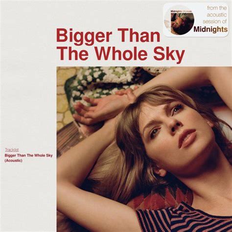 Bigger Than The Whole Sky By Taylor Swift Sevenponds Blogsevenponds