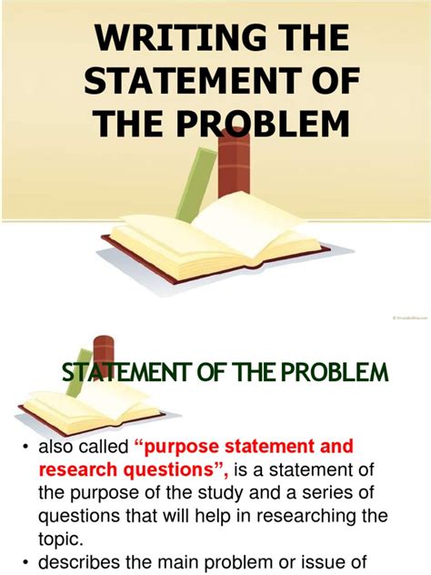 Articulating the problem statement is a difficult task. writing the statement of the problem.pptx | Quantitative ...