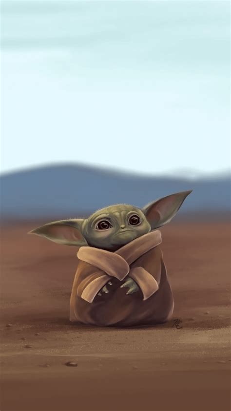 Baby Yoda Pink Aesthetic