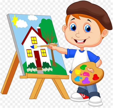 Cartoons did not become associated with humor until the 19th century! Painting Art Drawing - kids cartoon 5000*4742 transprent ...