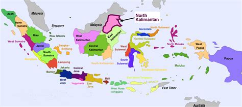34 Provinsi Di Indonesia Dan Ibukota Lengkap Dengan Peta Sejarah