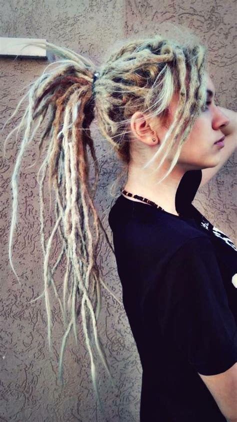 Image Result For Blonde Dreads Tumblr New Dreads Dreadlocks Girl Blonde Dreads Dread Braids