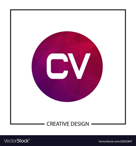 See more ideas about logos, cv format, logo design. Initial letter cv logo template design Royalty Free Vector