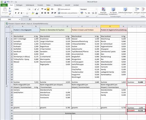 To do liste vorlage im word & excel format zum kostenlosen download. Packlisten (mit Excel-Datei zum Download) • blickgewinkelt