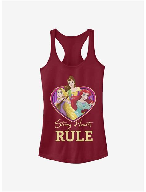 Disney Princess Strong Hearts Rule Girls Tank Red Hot Topic