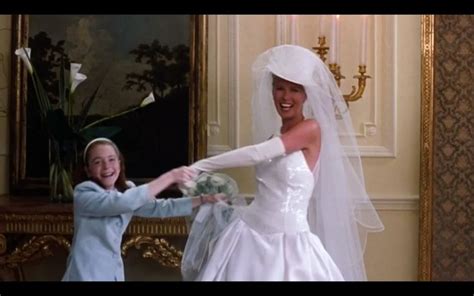 Top Hat And Veil In The Parent Trap Wedding Dress Photoshoot Scene