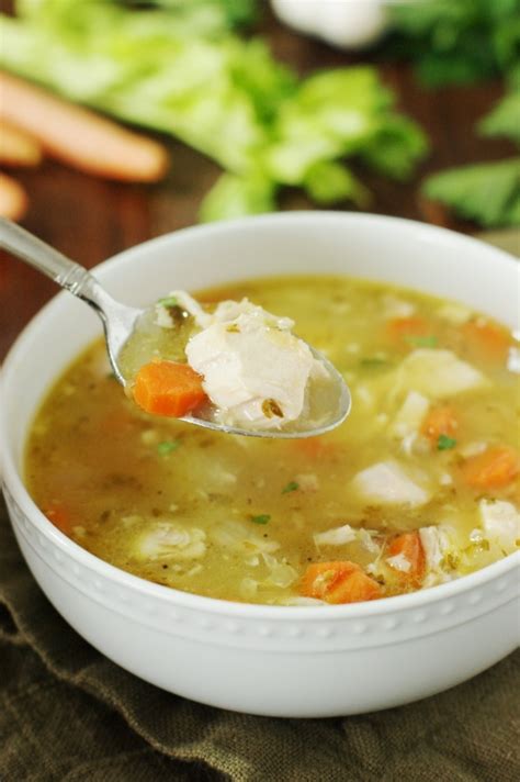 I like smaller pieces for soups and enchiladas and burritos, and larger chunks for stews and salads. {Leftover} Rotisserie Chicken Soup | The Kitchen is My ...
