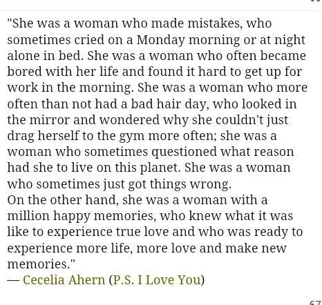 We don't need to hide or remove or even burn away memories, we just need to be open to make new ones! P.s. I love you romance book quote nice seen the movie and would love to read the book to get ...