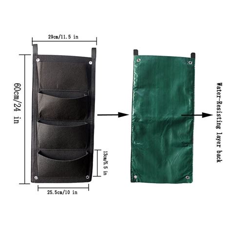 18 Pockets Custom Wholesale Multi Pockets Non Woven Fabric Cloth Green