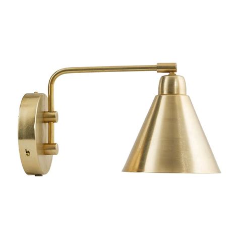 Initially launched in black and white, the family was extended with editions. House Doctor Game wall lamp brass iron - LIVING AND CO.