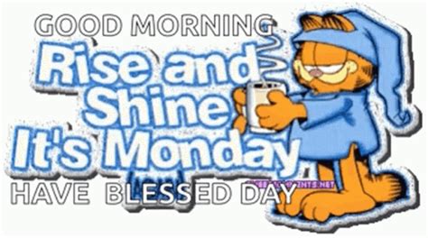 Happy Monday Garfield Gif