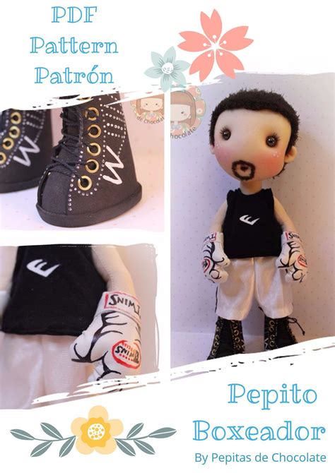 Patrón Muñeco Pepito Boxeador 35 Cm Pattern Pepito Doll 13 De