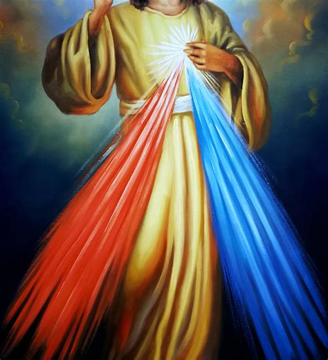 Divine Mercy Lord Of The Divine Mercy Jesus Painting Etsy