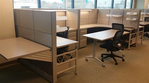 Blend Of New And Used Office Furniture Creates Beautiful Modern