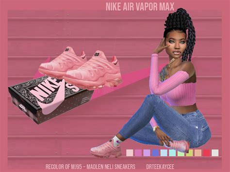 The Sims Resource Nike Air Vapor Max Recolor Of Madlen Neli Sneaker