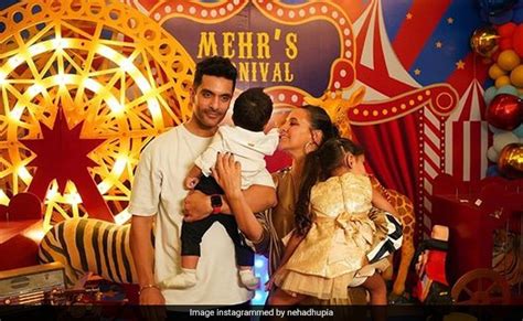 neha dhupia shares pics from daughter mehr s carnival themed birthday party