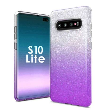 Samsung Galaxy S10 Lite Faded Glitter Purple Tech Fusion