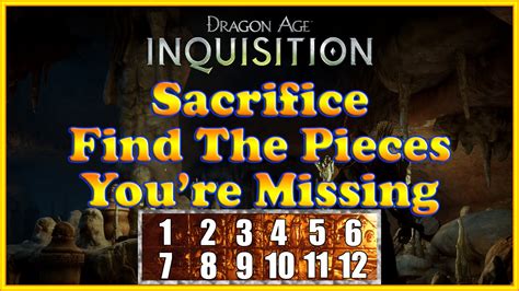 Другие видео об этой игре. Dragon Age: Inquisition - Sacrifice Mosaic - Easily Find Your Missing Pieces - YouTube