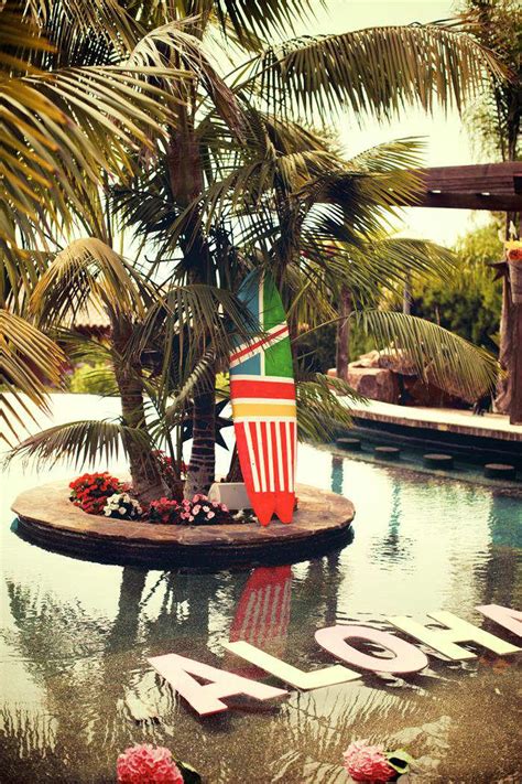 Kara's Party Ideas Bridal Shower Luau Party Planning Ideas Decorations Hawaiian Tropical