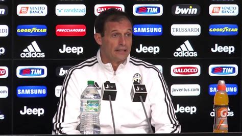 Un passato ricco di successi ma che deve essere cancellato dalla memoria (ma non dal cuore) sua e dell'ambiente tutto. Conferenza stampa Allegri - Giornata 13 - Serie A TIM 2015 ...