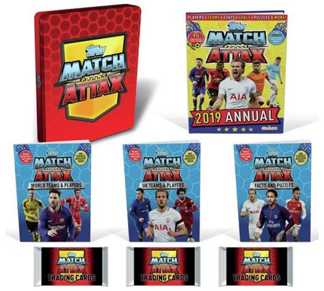 Match Attax Activity Tin Includes 2019 Annual 3 Packs Of Match Attax